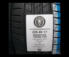 2 GOMME 225 45 17 BRIDGESTONE A38513