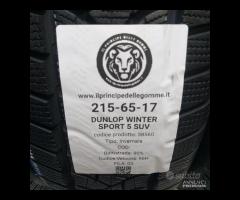 4 GOMME 215 65 17 DUNLOP A38560