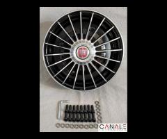 Cerchi grifo nero4,5x 12 4x190  fiat 500 l f r - 14