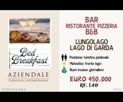 RISTOPIZZERIA CON CAMERE SU LAGO DI GARDA