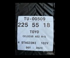 4 PNEUMATICI 225/55 R18 TOYO 4 STAGIONI 80% - 9