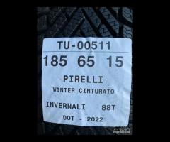 4 PNEUMATICI 185/65 R15 PIRELLI INVERNALI 95% - 9