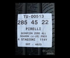 4 PNEUMATICI 285/45 R22 PIRELLI 4 STAGIONI 85% - 10