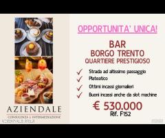 STORICO BAR IN PRESTIGIOSO QUARTIERE - UNICO!!!