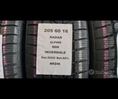 4 GOMME 205 60 16 RADAR BR246