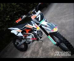 NUOVA Pit Bike 125 17/14 repica K.TM REDBULL CROSS