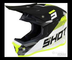 CASCO MOTO CROSS SHOT FURIOUS FLUO Tutte le taglie