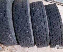 4 gomme usate 225 75 17.5 Michelin x multy 129 127