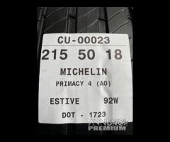 2 PNEUMATICI 215/50 R18 MICHELIN ESTIVE 75%