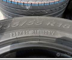 2 Gomme 235/55 R18 - 100V Pirelli estive80%residui