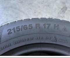 2 Gomme 215/65 R17 Continental invernali85%residui