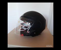 CASCO JET KY-111 NUOVO NERO OPACO - 2