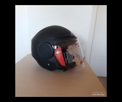 CASCO JET KY-111 NUOVO NERO OPACO - 4