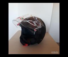 CASCO JET KY-111 NUOVO NERO OPACO