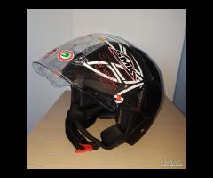 NUOVO CASCO JET COLORE NERO OPACO OMOLOGATO