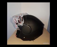 NUOVO CASCO JET COLORE NERO OPACO OMOLOGATO