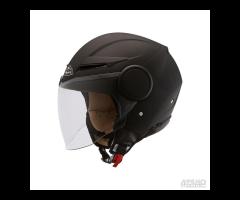 NUOVO CASCO SMK NERO DEMIJET - 1